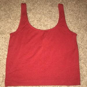 Red Crop Top
